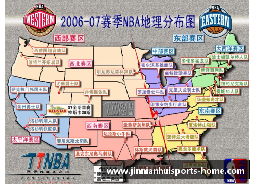 NBA球队所在城市的地理位置与文化影响力
